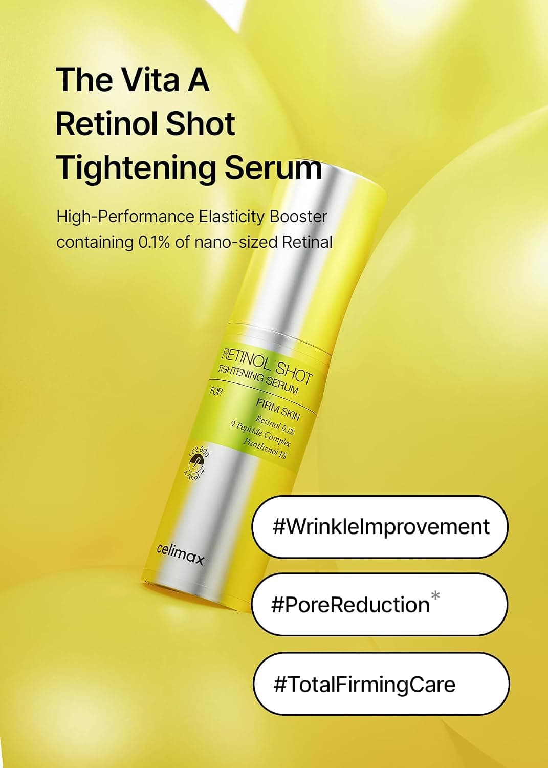 سرم صورت CELIMAX ضدچروک رتینول The Vita A Retinol Shot 30ml سرم صورت CELIMAX ضدچروک رتینول The Vita A Retinol Shot 30ml