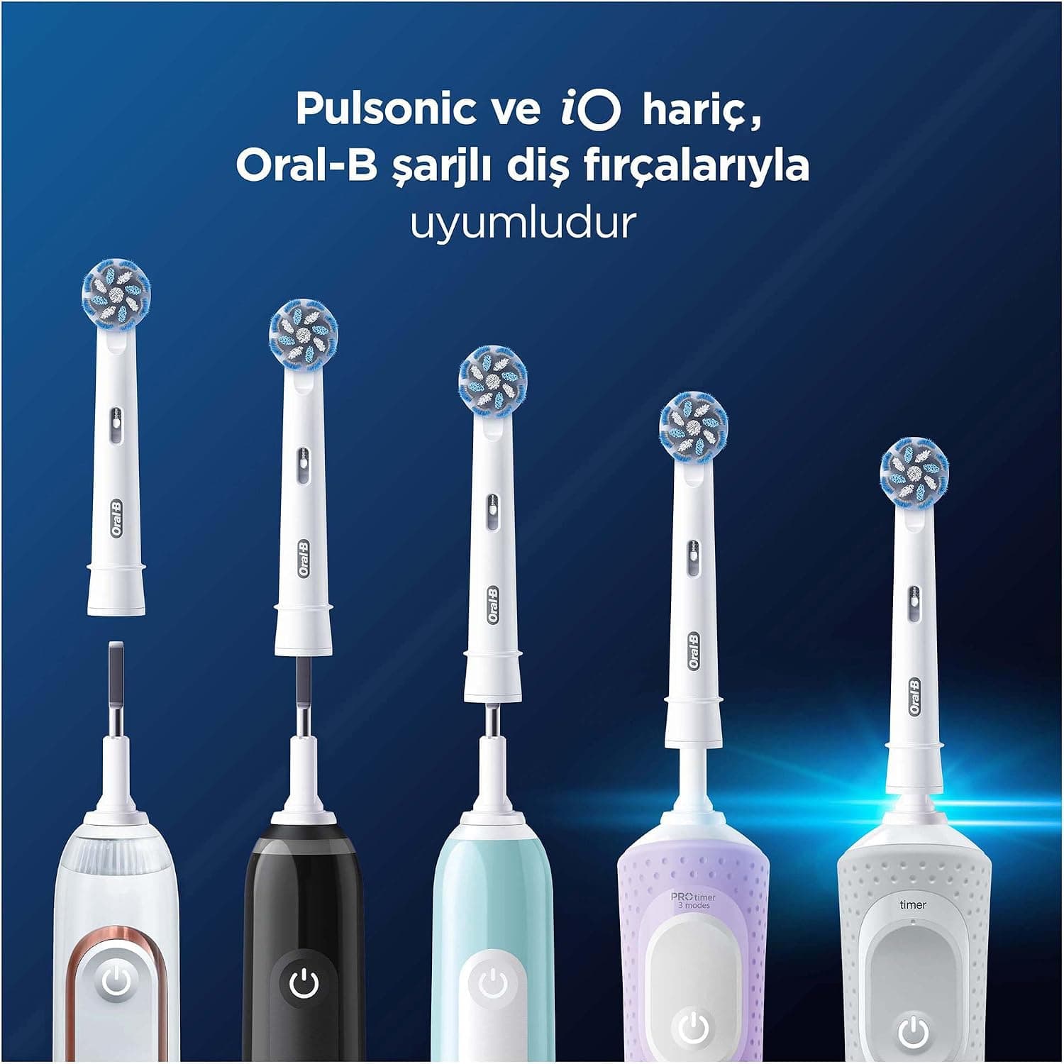 سری یدکی مسواک برقی Oral-B مدل Cross Action بسته 9 عددی سری یدکی مسواک برقی Oral-B مدل Cross Action بسته 9 عددی