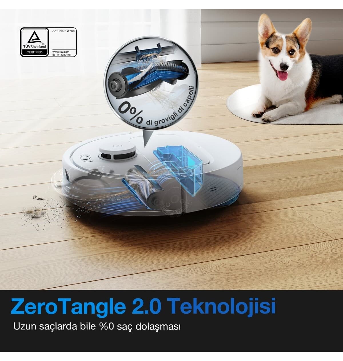 جاروبرقی رباتیک Ecovacs مدل Deebot N20E Plus سفید با قابلیت جارو و پاسمال جاروبرقی رباتیک Ecovacs مدل Deebot N20E Plus سفید با قابلیت جارو و پاسمال