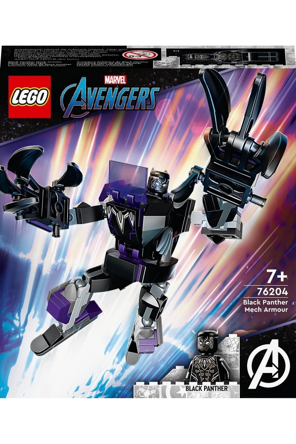اسباببازی ساختنی لگو Marvel زره رباتی Black Panther مدل 76204، 124 قطعه اسباببازی ساختنی لگو Marvel زره رباتی Black Panther مدل 76204، 124 قطعه