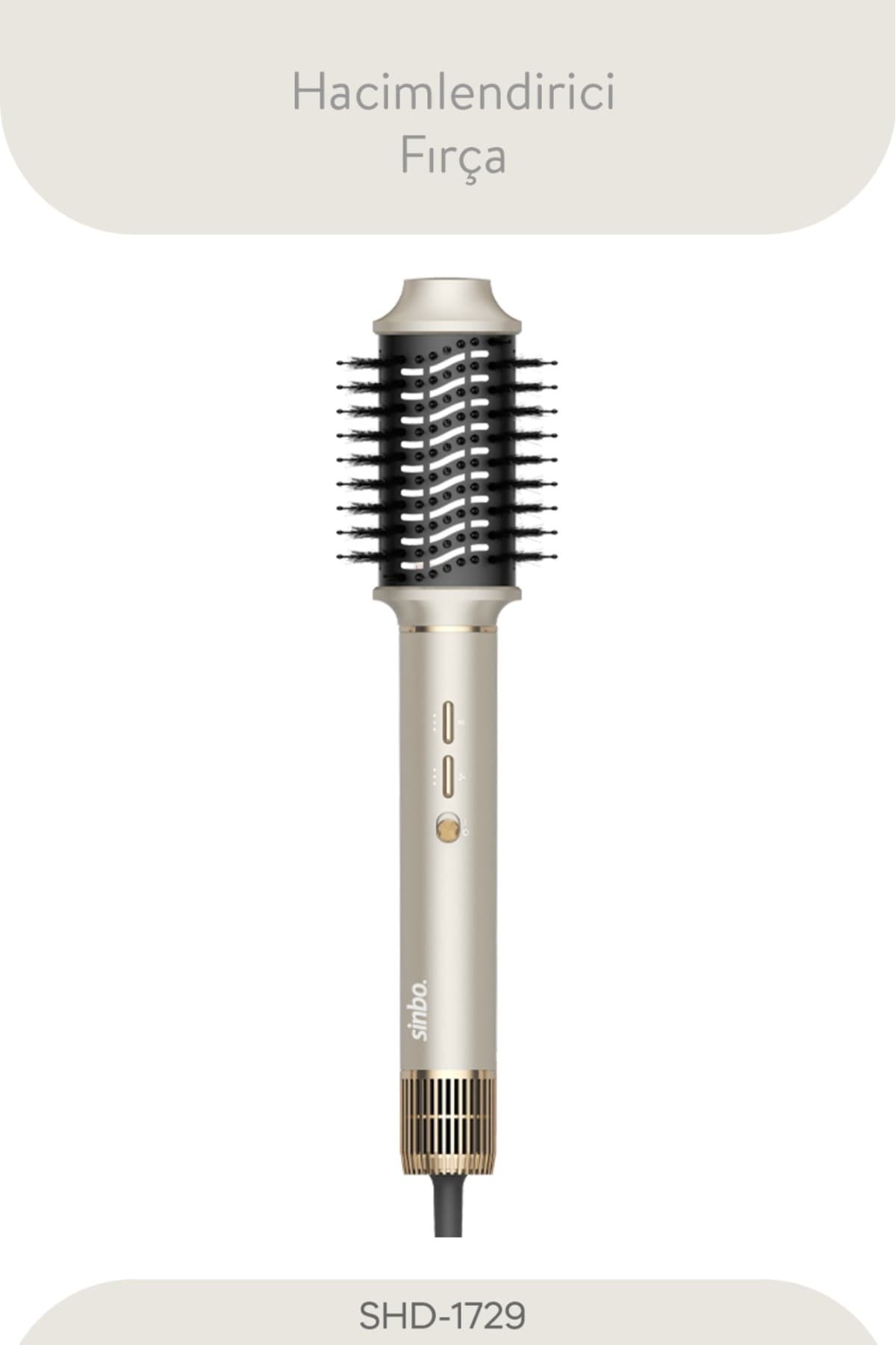 استایلر چندکاره Sinbo Pro Compact 5in1 با موتور BLDC مدل SHD-1729 طلایی براق استایلر چندکاره Sinbo Pro Compact 5in1 با موتور BLDC مدل SHD-1729 طلایی براق