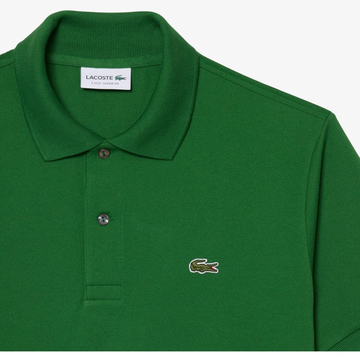 پولو مردانه Lacoste فیت کلاسیک سبز مدل L.12.12 پولو مردانه Lacoste فیت کلاسیک سبز مدل L.12.12