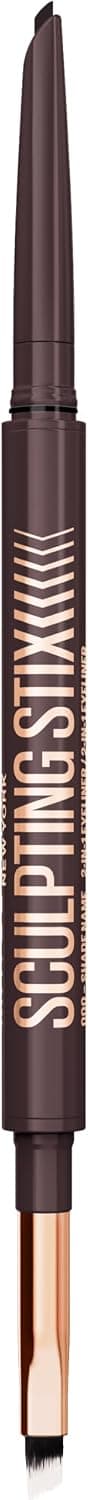 مداد چشم دو سر کانتورینگ MAYBELLINE مدل 015 Smooth Espresso مداد چشم دو سر کانتورینگ MAYBELLINE مدل 015 Smooth Espresso