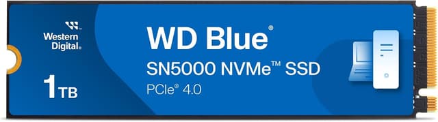 حافظه SSD NVMe Western Digital Blue SN5000، M.2 2280، ظرفیت 1 TB، مدل WDS100T4B0E حافظه SSD NVMe Western Digital Blue SN5000، M.2 2280، ظرفیت 1 TB، مدل WDS100T4B0E