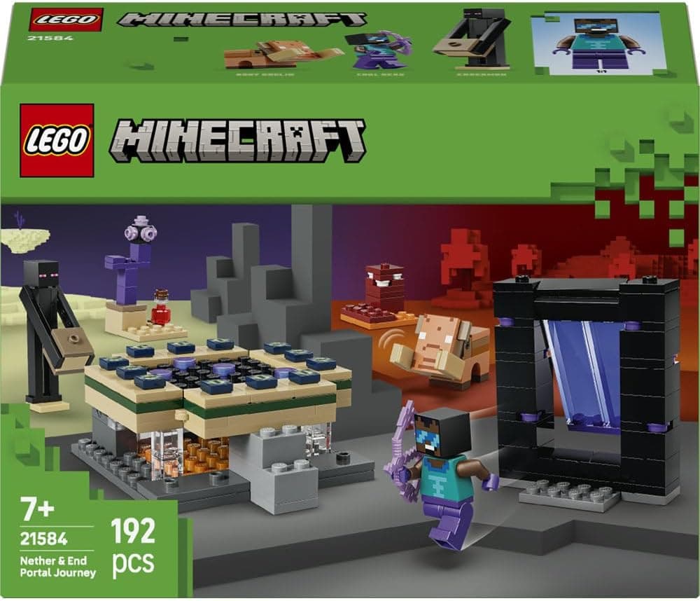 لگو Minecraft Nether & End Portal Journey مدل 21584 لگو Minecraft Nether & End Portal Journey مدل 21584