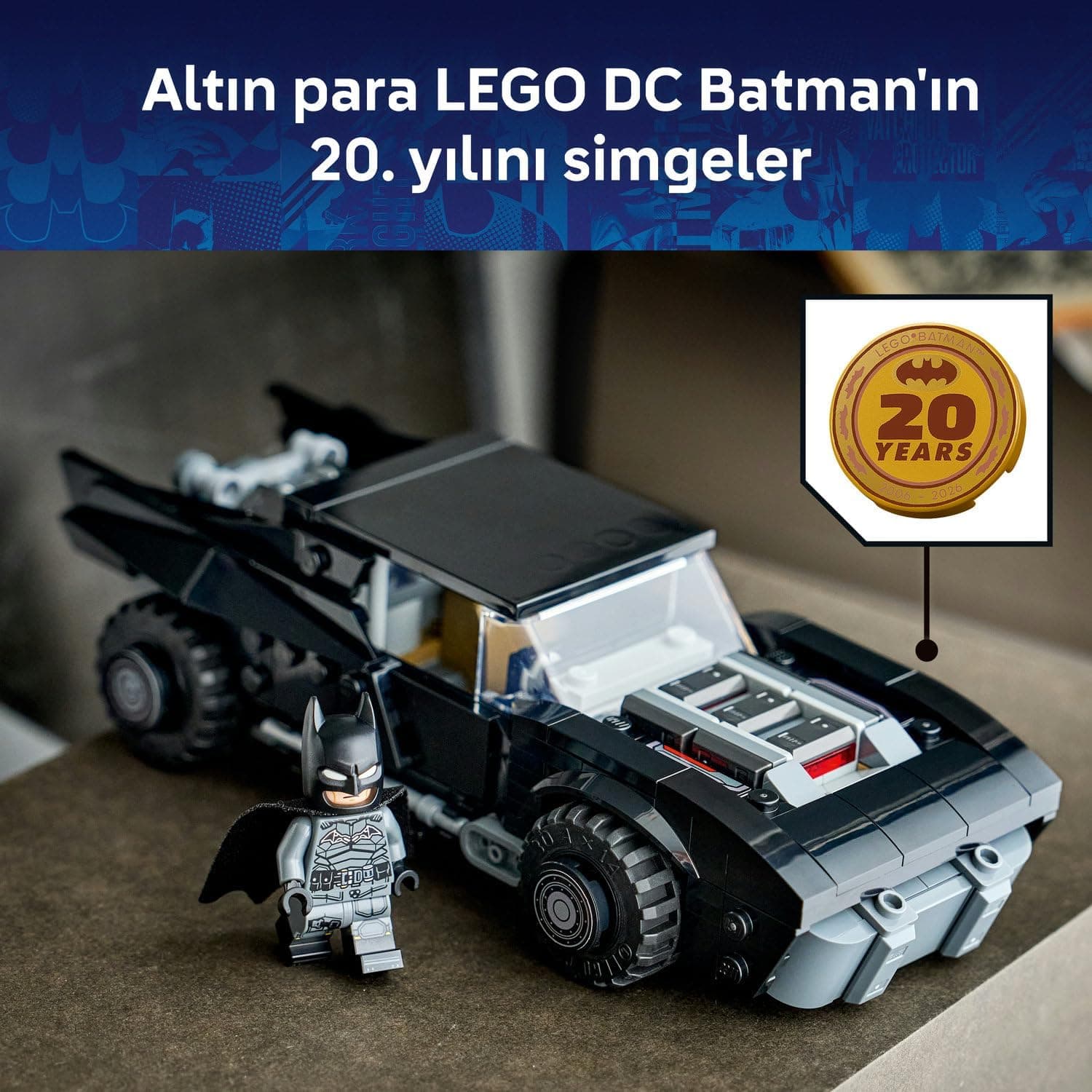 لگو DC Batman مدل Batmobile 76332 لگو DC Batman مدل Batmobile 76332