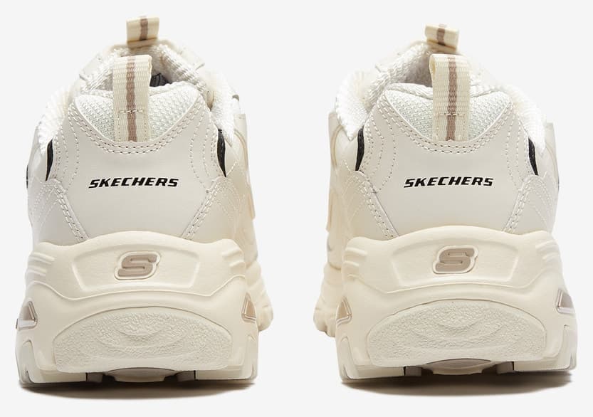 کفش اسنیکرز زنانه Skechers D'lites BIGGEST FAN سفید مدل 11931 OFWT کفش اسنیکرز زنانه Skechers D'lites BIGGEST FAN سفید مدل 11931 OFWT