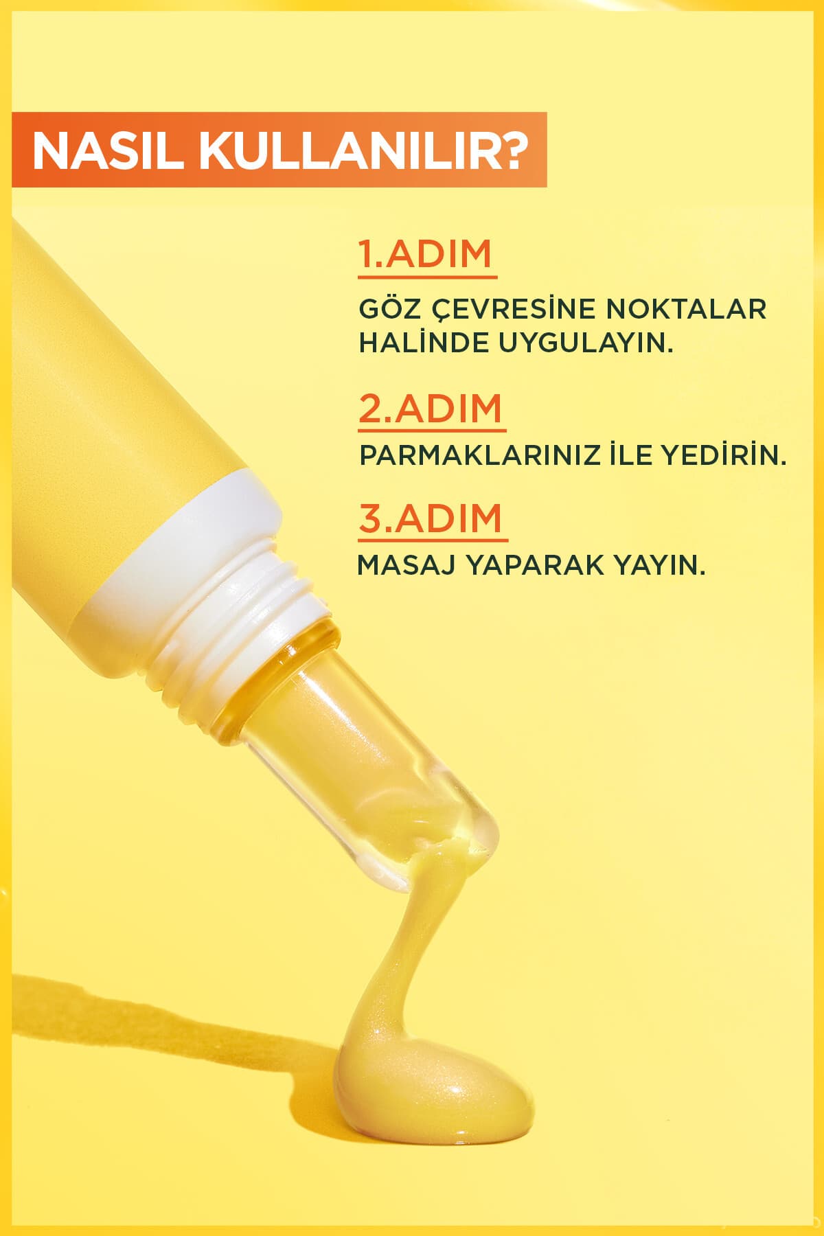 کرم دور چشم Garnier ویتامین C روشنکننده با نیاسینآمید و کافئین 15ml کرم دور چشم Garnier ویتامین C روشنکننده با نیاسینآمید و کافئین 15ml