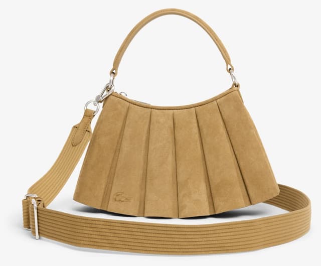 کیف دوشی زنانه Lacoste کوچک Lenglen سوئد بژ کیف دوشی زنانه Lacoste کوچک Lenglen سوئد بژ