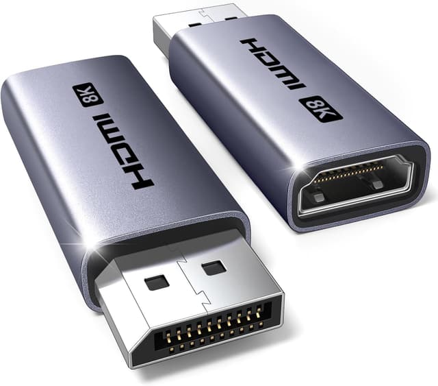 مبدل DisplayPort به HDMI برند UGREEN سازگار با Dell/Lenovo/HP بسته 2 عددی مبدل DisplayPort به HDMI برند UGREEN سازگار با Dell/Lenovo/HP بسته 2 عددی