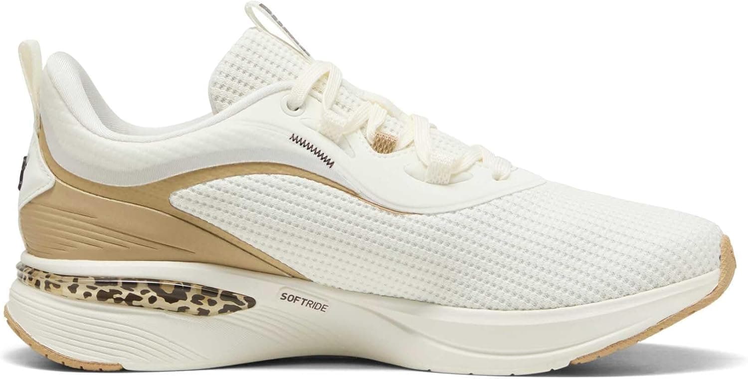 کفش دویدن زنانه PUMA Softride Charm Animal Wns سفید گرم و قهوهای شکلاتی 38 کفش دویدن زنانه PUMA Softride Charm Animal Wns سفید گرم و قهوهای شکلاتی 38
