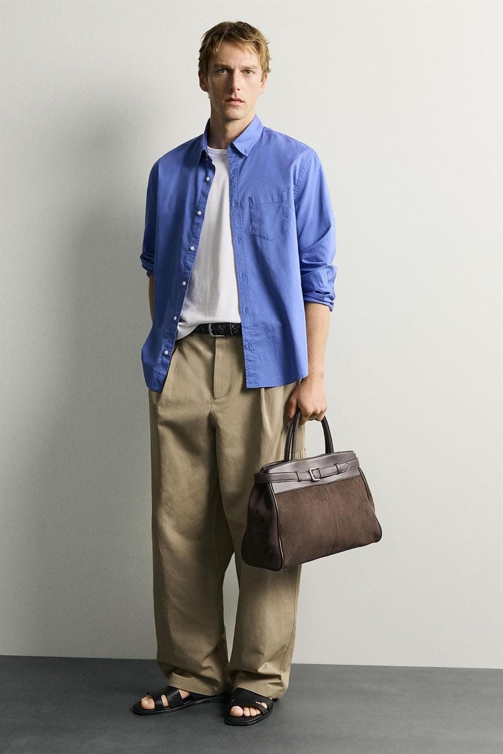 کیف Zara با جزئیات کمربند ترکیبی کیف Zara با جزئیات کمربند ترکیبی