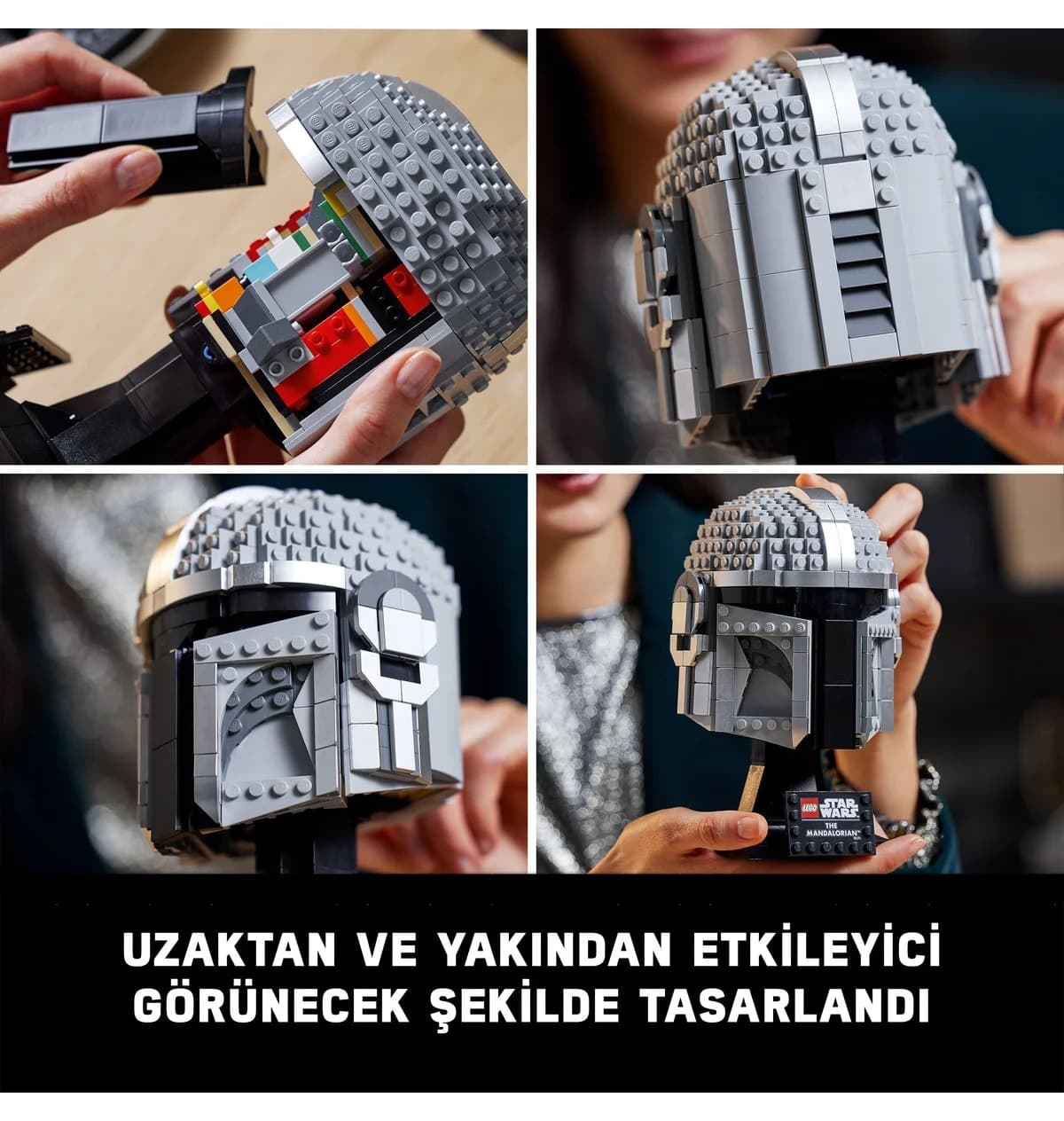 لگو Star Wars Mandalorian کاسک مدل 75328 با 584 قطعه لگو Star Wars Mandalorian کاسک مدل 75328 با 584 قطعه