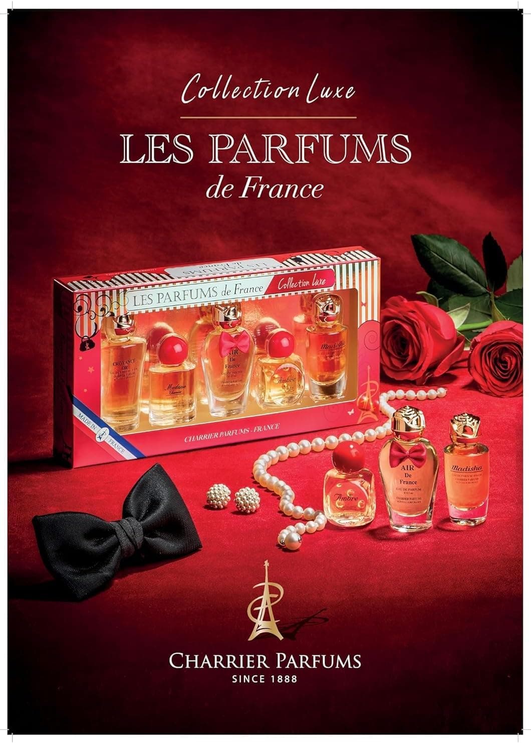 ست هدیه 5 تایی عطر Charrier Parfums Collection Luxe Eau de Parfum 49, 7 ml ست هدیه 5 تایی عطر Charrier Parfums Collection Luxe Eau de Parfum 49, 7 ml