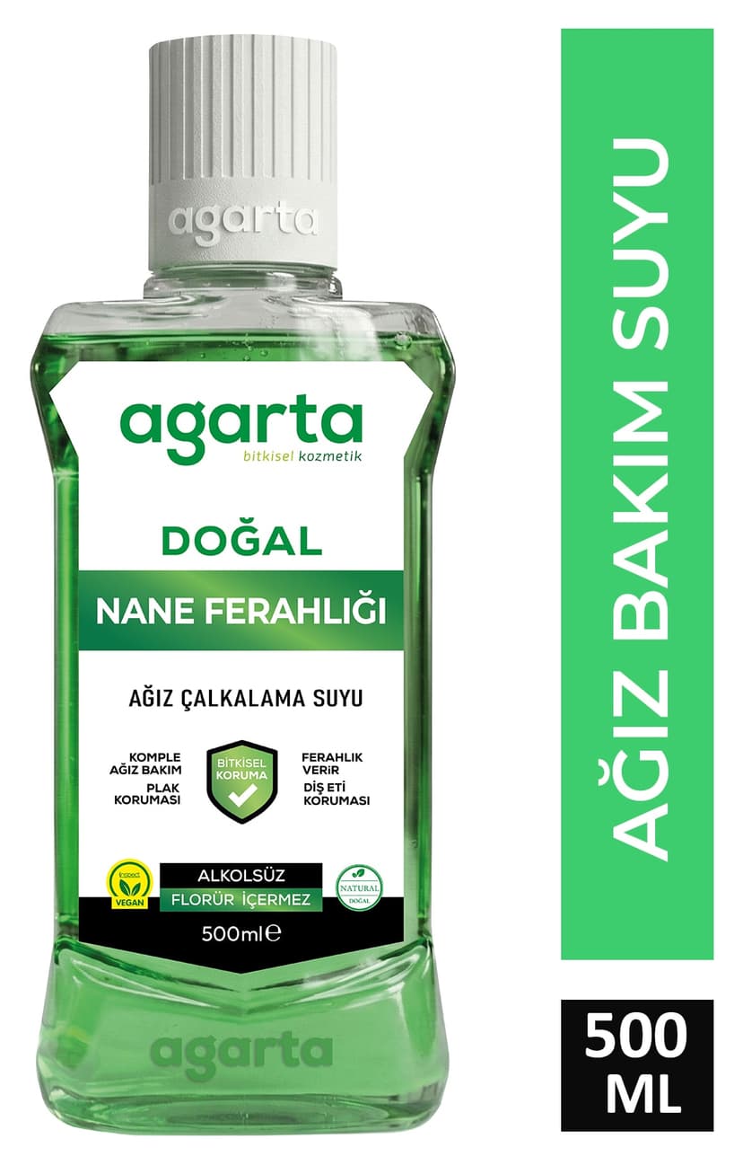 دهانشویه Agarta 500 Ml طراوتبخش نفس بدون الکل دهانشویه Agarta 500 Ml طراوتبخش نفس بدون الکل