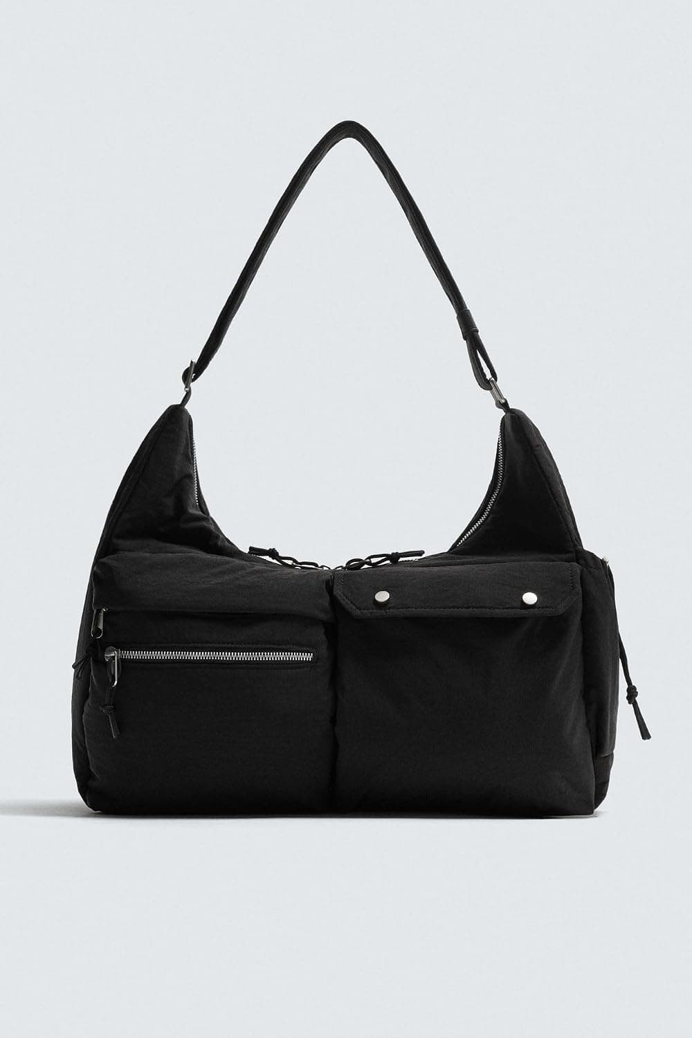 کیف تکنیکال چندجیبی Zara مشکی سایز استاندارد کیف تکنیکال چندجیبی Zara مشکی سایز استاندارد