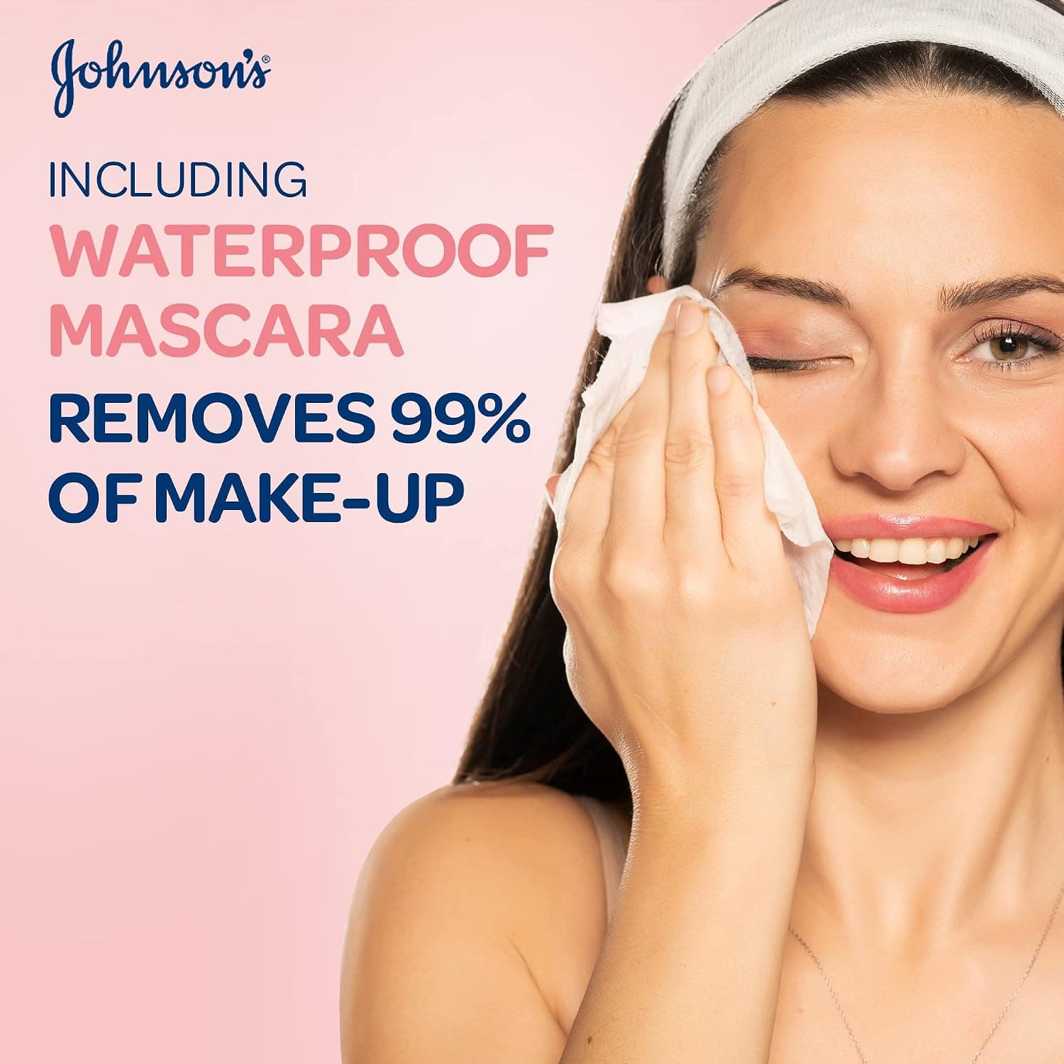 دستمال مرطوب میسلار پاککننده آرایش Johnson & Johnson مناسب پوست معمولی بسته 2x25 عدد دستمال مرطوب میسلار پاککننده آرایش Johnson & Johnson مناسب پوست معمولی بسته 2x25 عدد