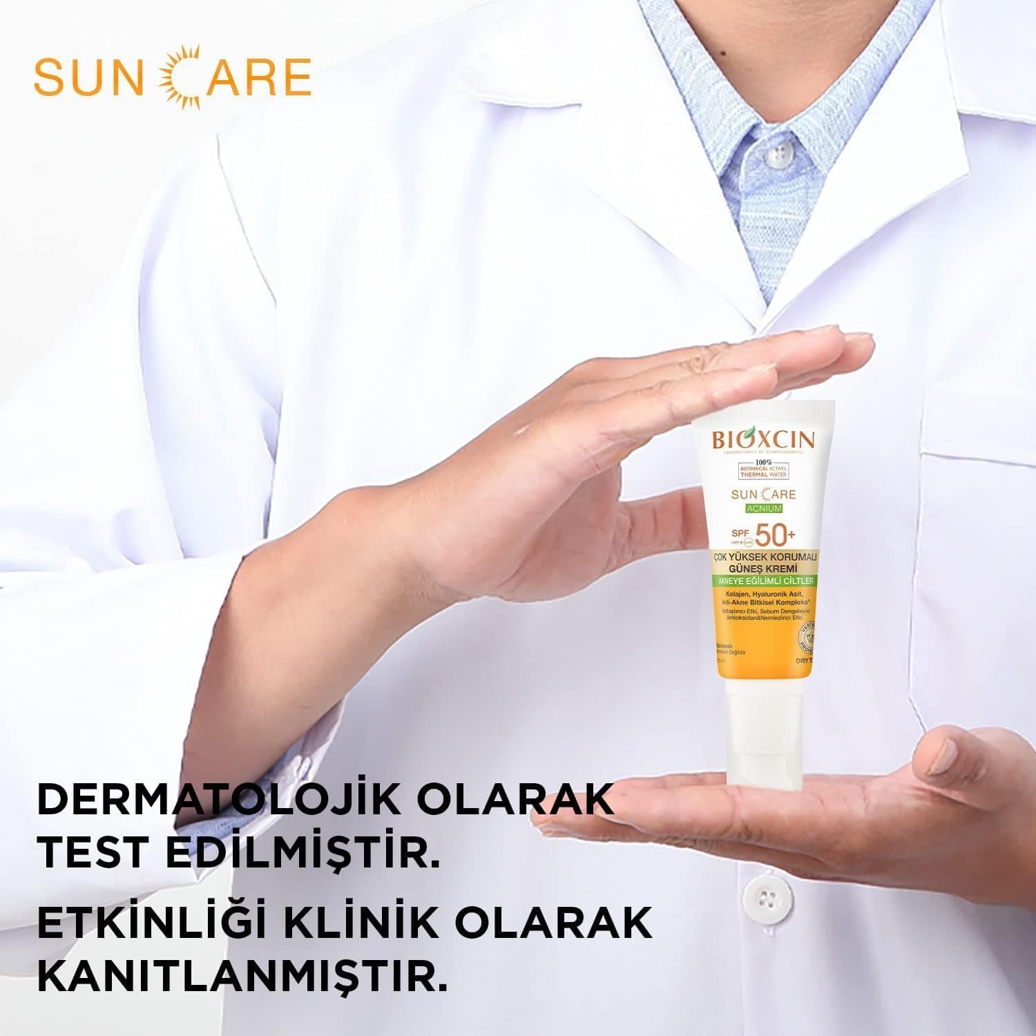 کرم ضد آفتاب Bioxcin برای پوست مستعد آکنه SPF 50 مات 50 ml کرم ضد آفتاب Bioxcin برای پوست مستعد آکنه SPF 50 مات 50 ml