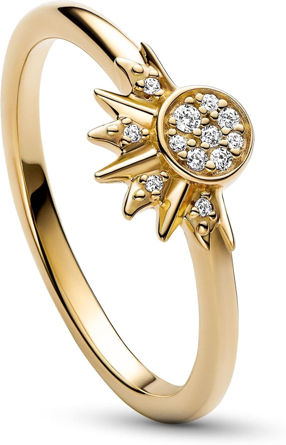 انگشتر زنانه Pandora Heavenly Sparkling Sun مدل 162674C01 انگشتر زنانه Pandora Heavenly Sparkling Sun مدل 162674C01