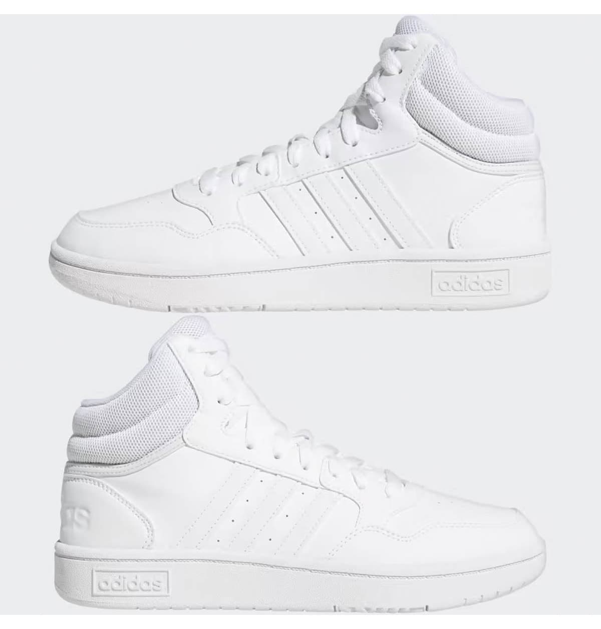 کفش زنانه adidas HOOPS 3.0 MID FTWWHT/FTWWHT/DSHGRY کفش زنانه adidas HOOPS 3.0 MID FTWWHT/FTWWHT/DSHGRY