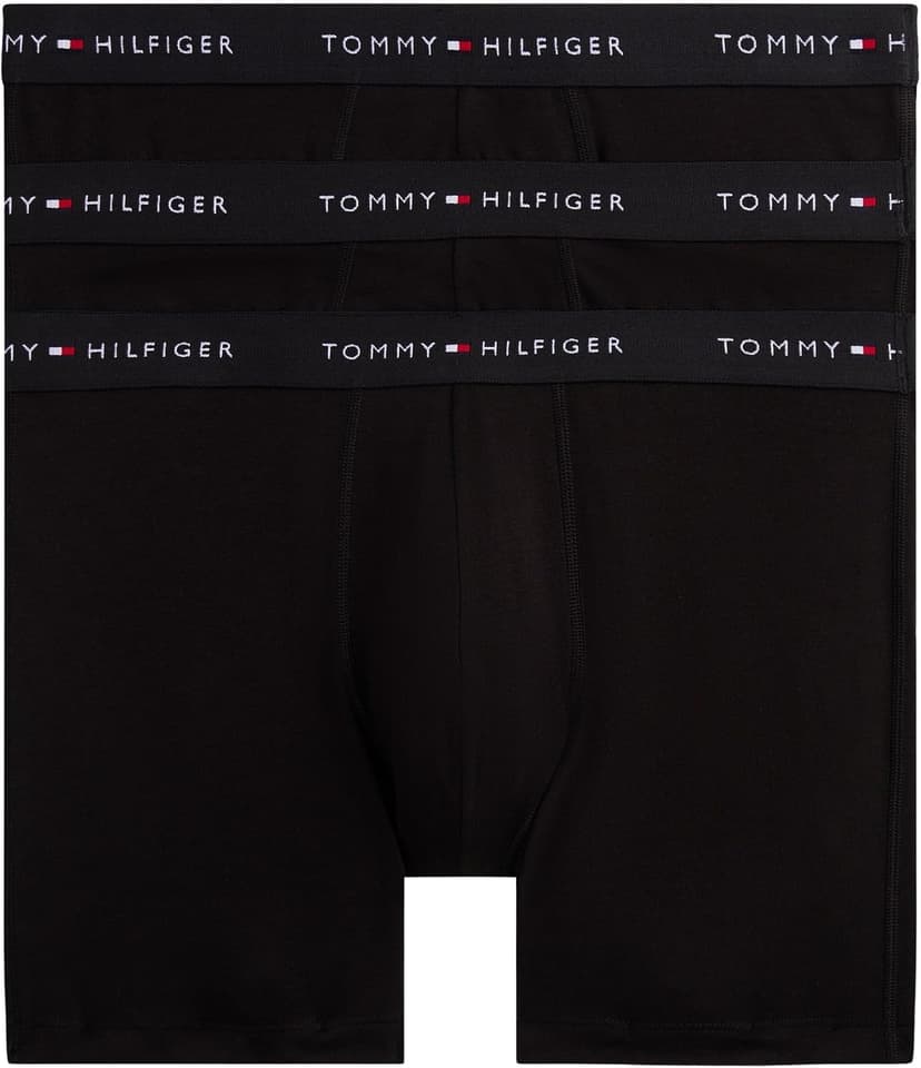 شورت باکسر بریف مردانه Tommy Hilfiger بسته 3P مدل DTM شورت باکسر بریف مردانه Tommy Hilfiger بسته 3P مدل DTM