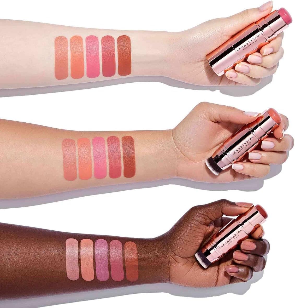 رژگونه استیکی Anastasia Beverly Hills رنگ Peach Caramel رژگونه استیکی Anastasia Beverly Hills رنگ Peach Caramel