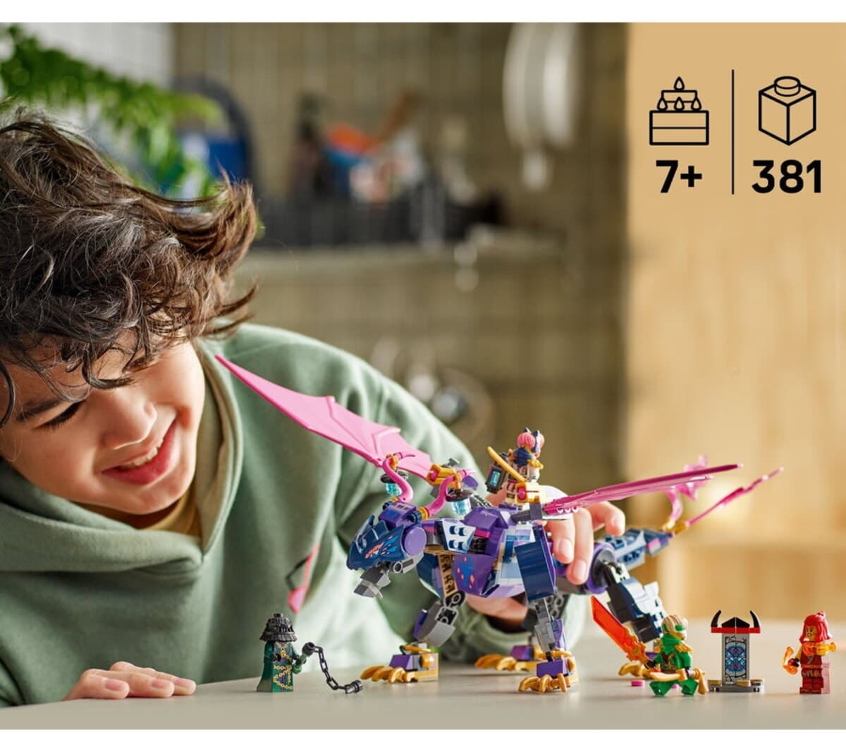 لگو Ninjago The Great Dragon Rontu مدل 71842 381 قطعه چندرنگ لگو Ninjago The Great Dragon Rontu مدل 71842 381 قطعه چندرنگ