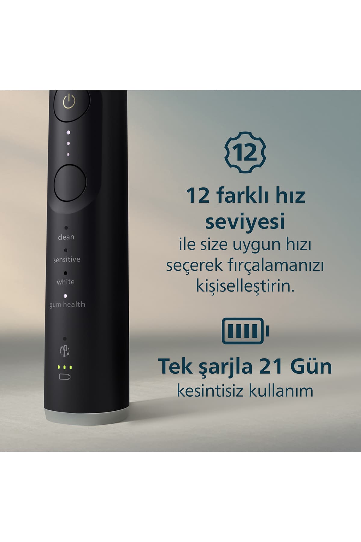 مسواک برقی Philips Sonicare 7100، 12 حالت، حسگر فشار نوری، محفظه سفر شارژی، مشکی مدل HX7421/01 مسواک برقی Philips Sonicare 7100، 12 حالت، حسگر فشار نوری، محفظه سفر شارژی، مشکی مدل HX7421/01