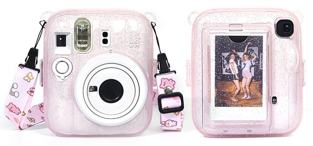 دوربین Fujifilm Instax Mini 13 صورتی با کاور پلکسی اکلیلی و ۱۰ فیلم مدل FOTSI00244-S3-10 دوربین Fujifilm Instax Mini 13 صورتی با کاور پلکسی اکلیلی و ۱۰ فیلم مدل FOTSI00244-S3-10