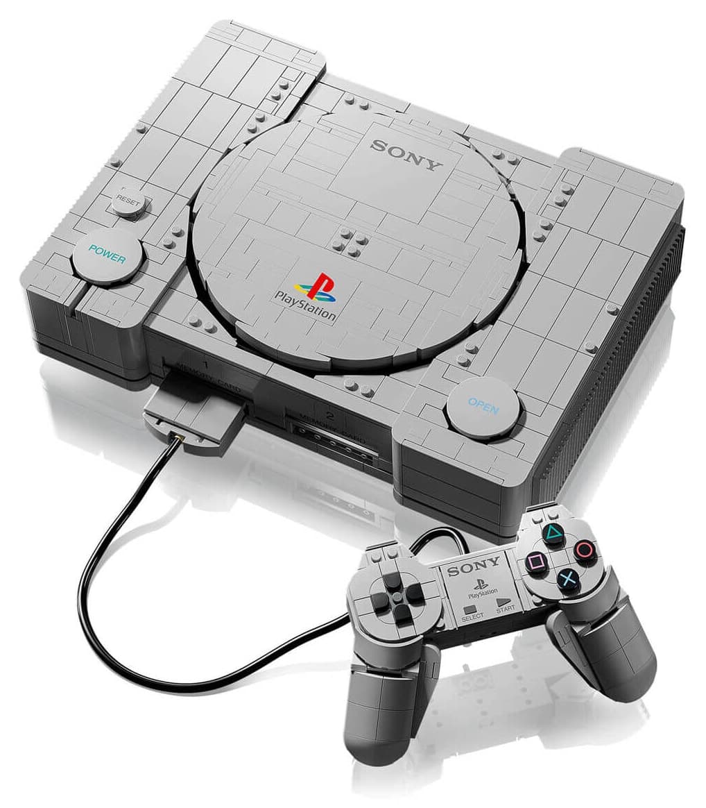 لگو PlayStation کنسول بازی رترو مدل 72306 1911 قطعه لگو PlayStation کنسول بازی رترو مدل 72306 1911 قطعه