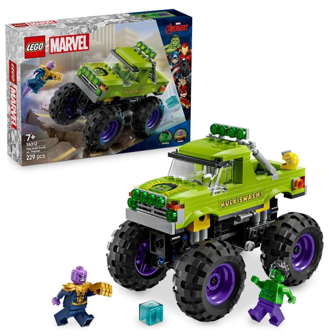 لگو 76312 Marvel 7+ کامیون Hulk در برابر Thanos، 229 قطعه لگو 76312 Marvel 7+ کامیون Hulk در برابر Thanos، 229 قطعه