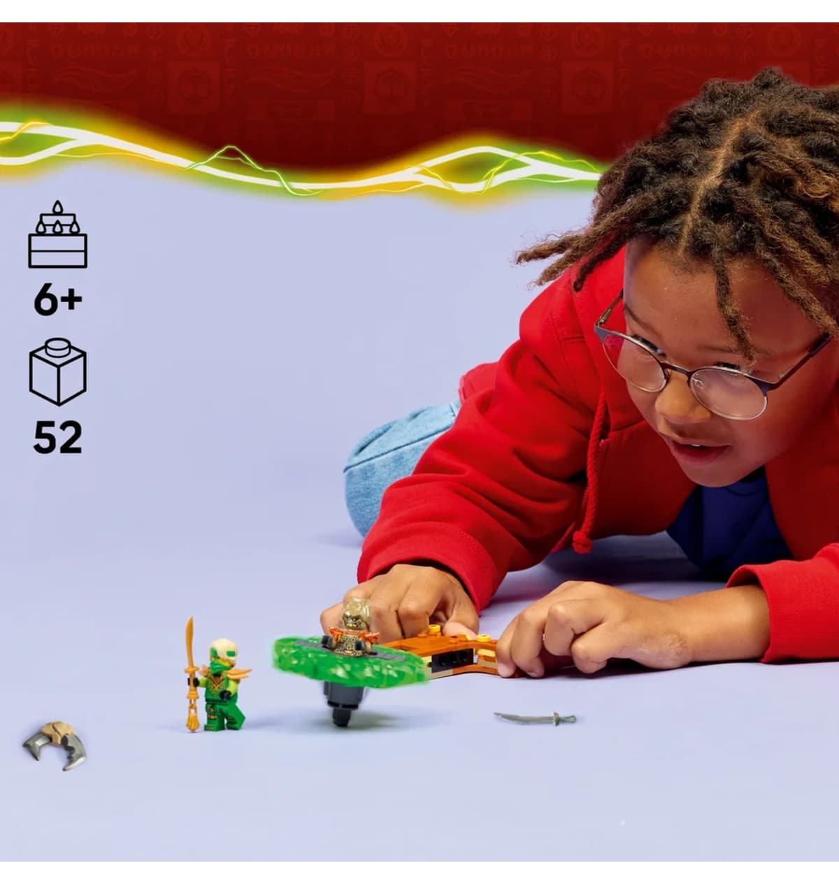 لگو NINJAGO کودکان لوید در برابر هیولای خاک مدل 71850 52 قطعه لگو NINJAGO کودکان لوید در برابر هیولای خاک مدل 71850 52 قطعه