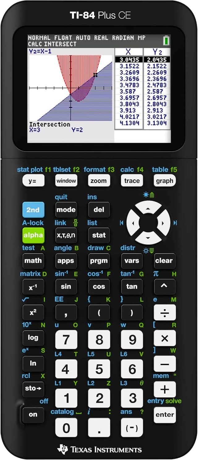 ماشینحساب نموداری TEXAS INSTRUMENTS مشکی 7.5 Inch مدل TI-84 Plus CE ماشینحساب نموداری TEXAS INSTRUMENTS مشکی 7.5 Inch مدل TI-84 Plus CE