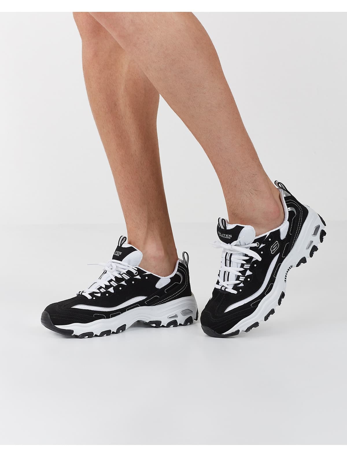 کفش اسنیکرز مردانه Skechers سیاه مدل D'lites 52675 BKW کفش اسنیکرز مردانه Skechers سیاه مدل D'lites 52675 BKW