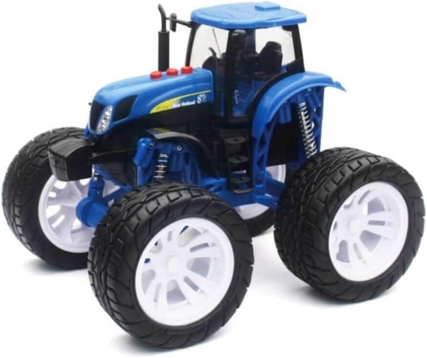 تراکتور Sunman صدادار با بدنه فلزی آبی در مقیاس 1:24 مدل New Holland T7.315 تراکتور Sunman صدادار با بدنه فلزی آبی در مقیاس 1:24 مدل New Holland T7.315