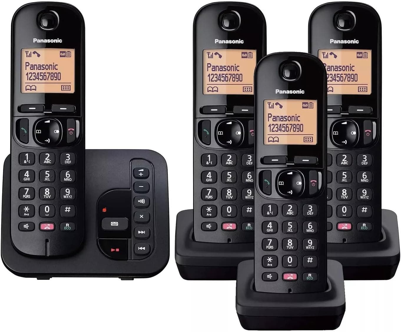 تلفن بی سیم Panasonic با پاسخگوی ۱۸ دقیقهای، مسدودکننده تماس مدل KX-TGC264E تلفن بی سیم Panasonic با پاسخگوی ۱۸ دقیقهای، مسدودکننده تماس مدل KX-TGC264E