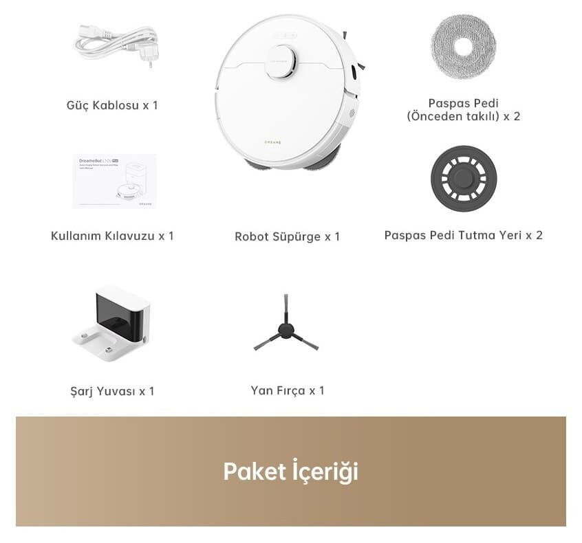 جاروبرقی رباتیک Dreame سفید با قدرت مکش 7.000PA مدل L10s Pro Gen 2 جاروبرقی رباتیک Dreame سفید با قدرت مکش 7.000PA مدل L10s Pro Gen 2