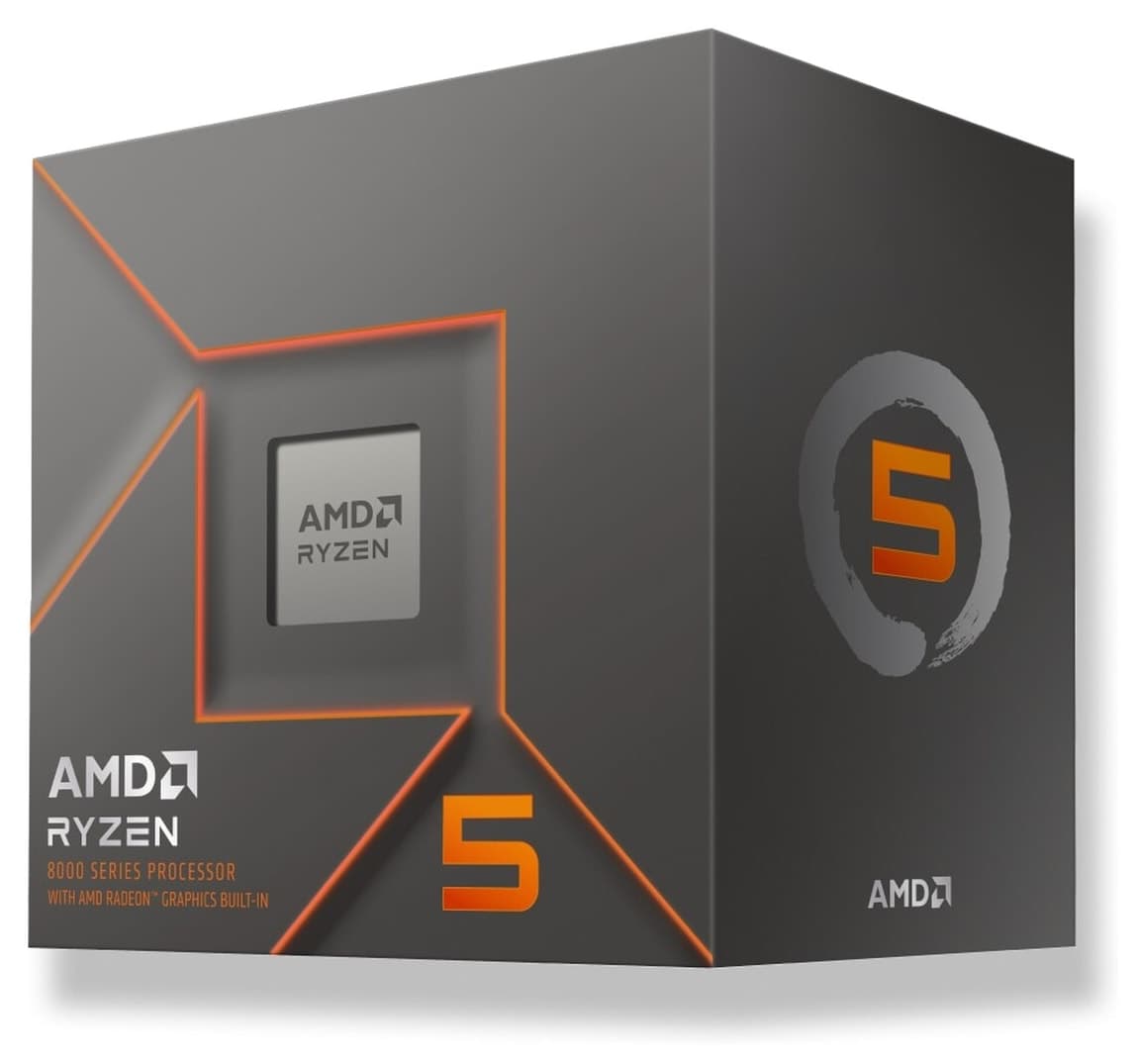 پردازنده AMD Ryzen 5 8400F 6C 4.2GHz 16MB AM5 جعبهدار همراه فن پردازنده AMD Ryzen 5 8400F 6C 4.2GHz 16MB AM5 جعبهدار همراه فن