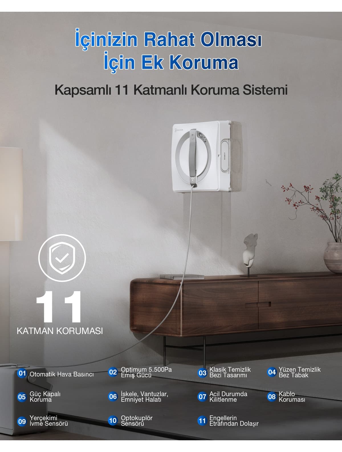 ربات شیشهشوی Ecovacs Winbot W2 Pro Omni به همراه محلول شیشهشویی ربات شیشهشوی Ecovacs Winbot W2 Pro Omni به همراه محلول شیشهشویی