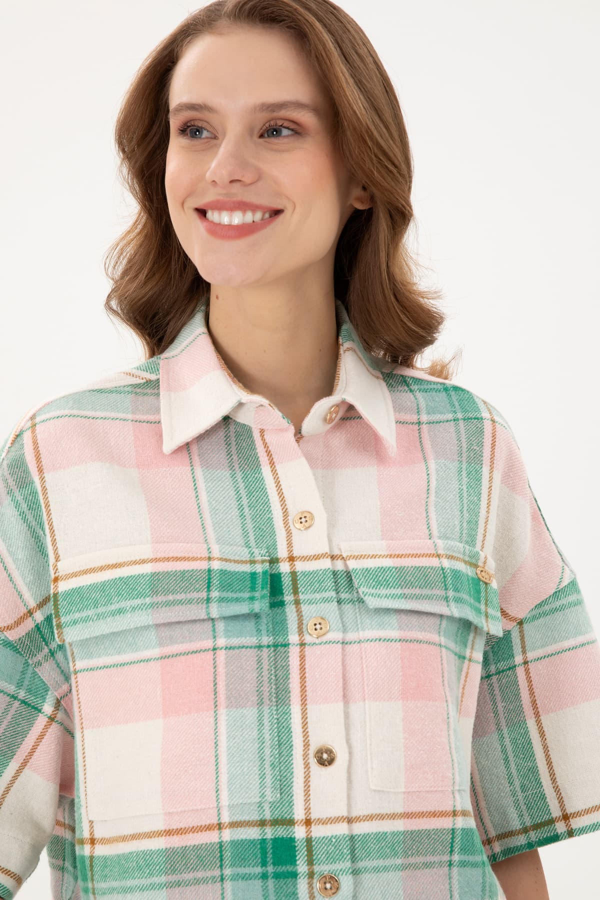 پیراهن زنانه U.S. Polo Assn. آستین بلند سالمونی مدل 50289839-VR047 پیراهن زنانه U.S. Polo Assn. آستین بلند سالمونی مدل 50289839-VR047