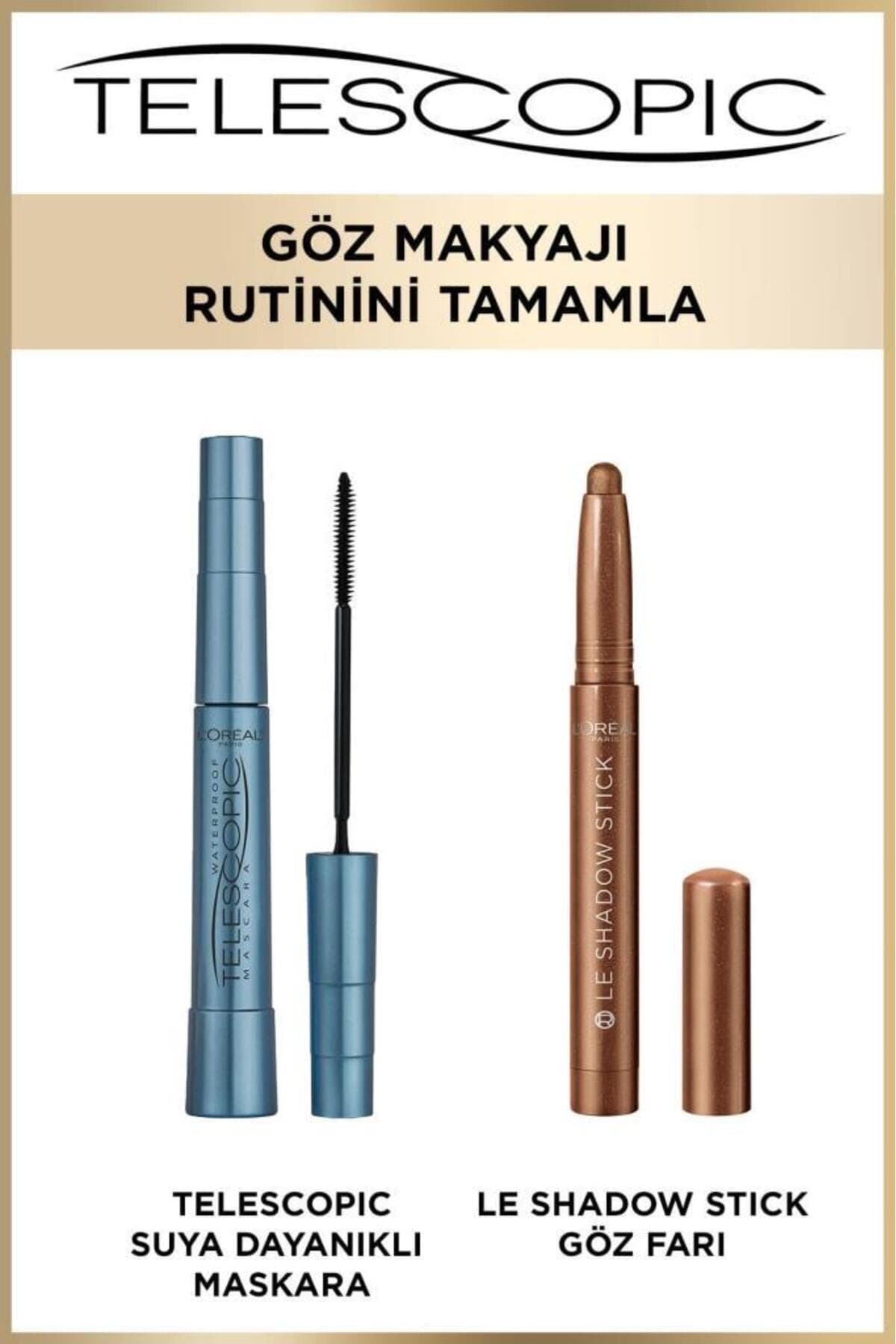 ماسکارا L'Oreal Paris Telescopic ضد آب مشکی ماسکارا L'Oreal Paris Telescopic ضد آب مشکی