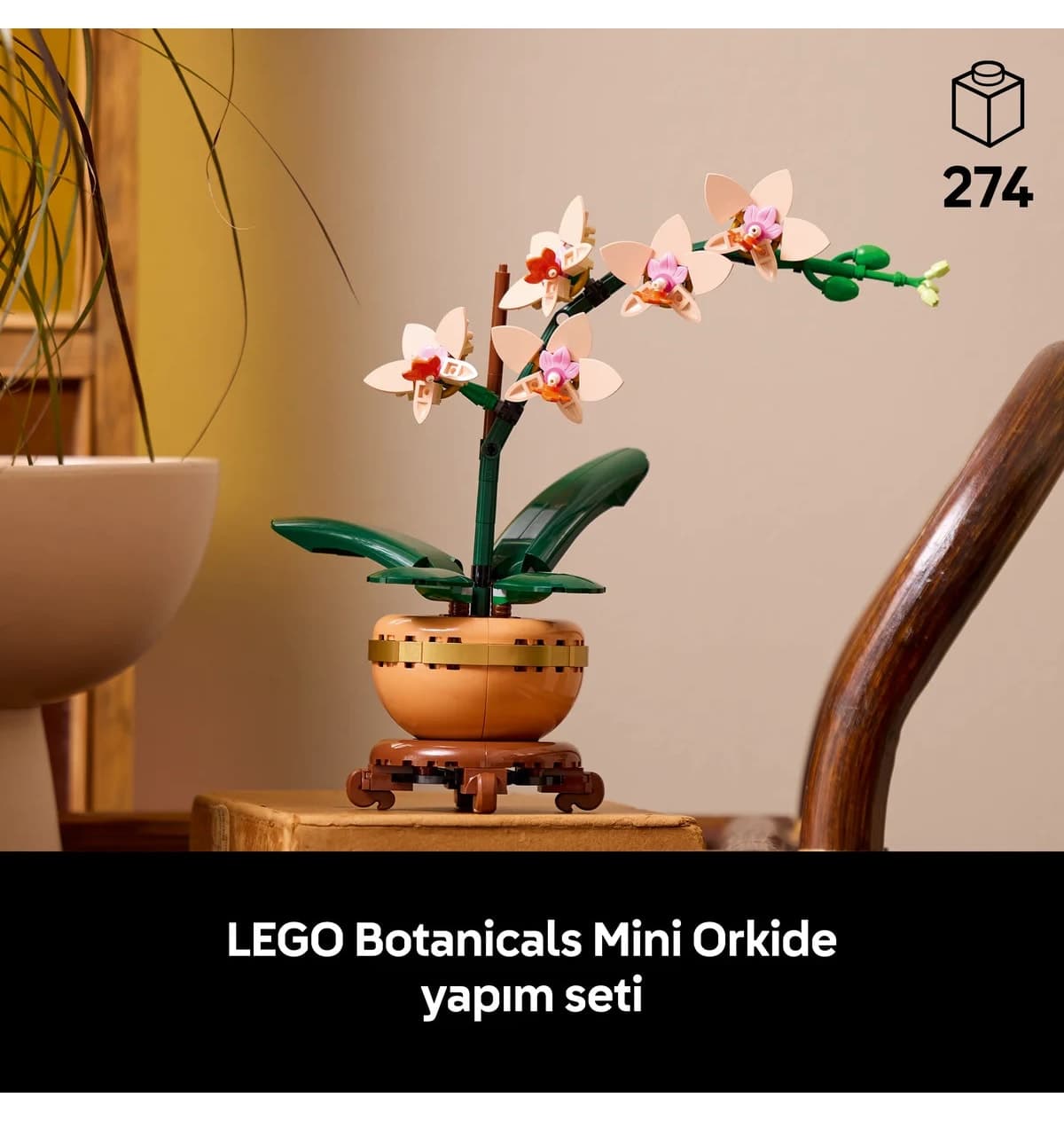 لگو 10343 Botanicals گل ارکیده مینیاتوری برای بزرگسالان با گلهای رنگ روشن (274 قطعه) لگو 10343 Botanicals گل ارکیده مینیاتوری برای بزرگسالان با گلهای رنگ روشن (274 قطعه)