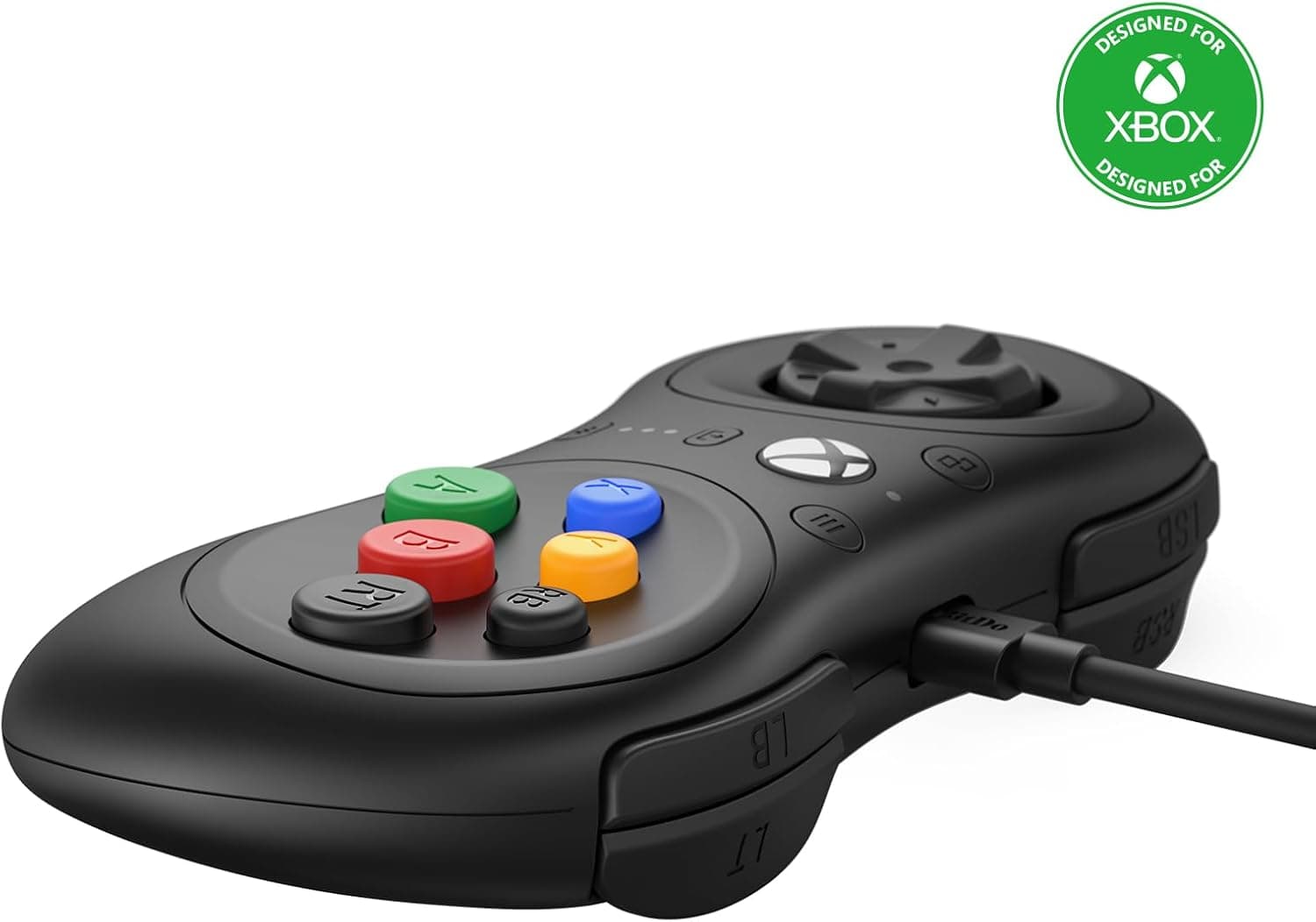 دسته بازی سیمی برای Xbox Series X|S، Xbox One و Windows، 8bitdo با چیدمان ۶ دکمهای مدل M30 دسته بازی سیمی برای Xbox Series X|S، Xbox One و Windows، 8bitdo با چیدمان ۶ دکمهای مدل M30