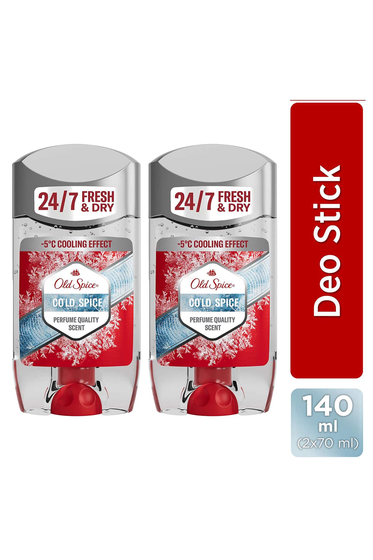 ژل شفاف ضدتعریق Old Spice Cold Spice 70ml x2 ژل شفاف ضدتعریق Old Spice Cold Spice 70ml x2