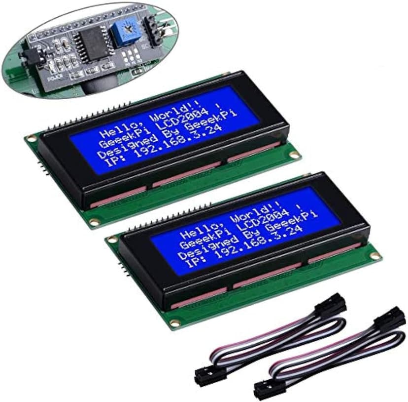 ماژول نمایشگر LCD GeeekPi مدل 2004 با رابط I2C و بکلایت آبی 20x4 ماژول نمایشگر LCD GeeekPi مدل 2004 با رابط I2C و بکلایت آبی 20x4