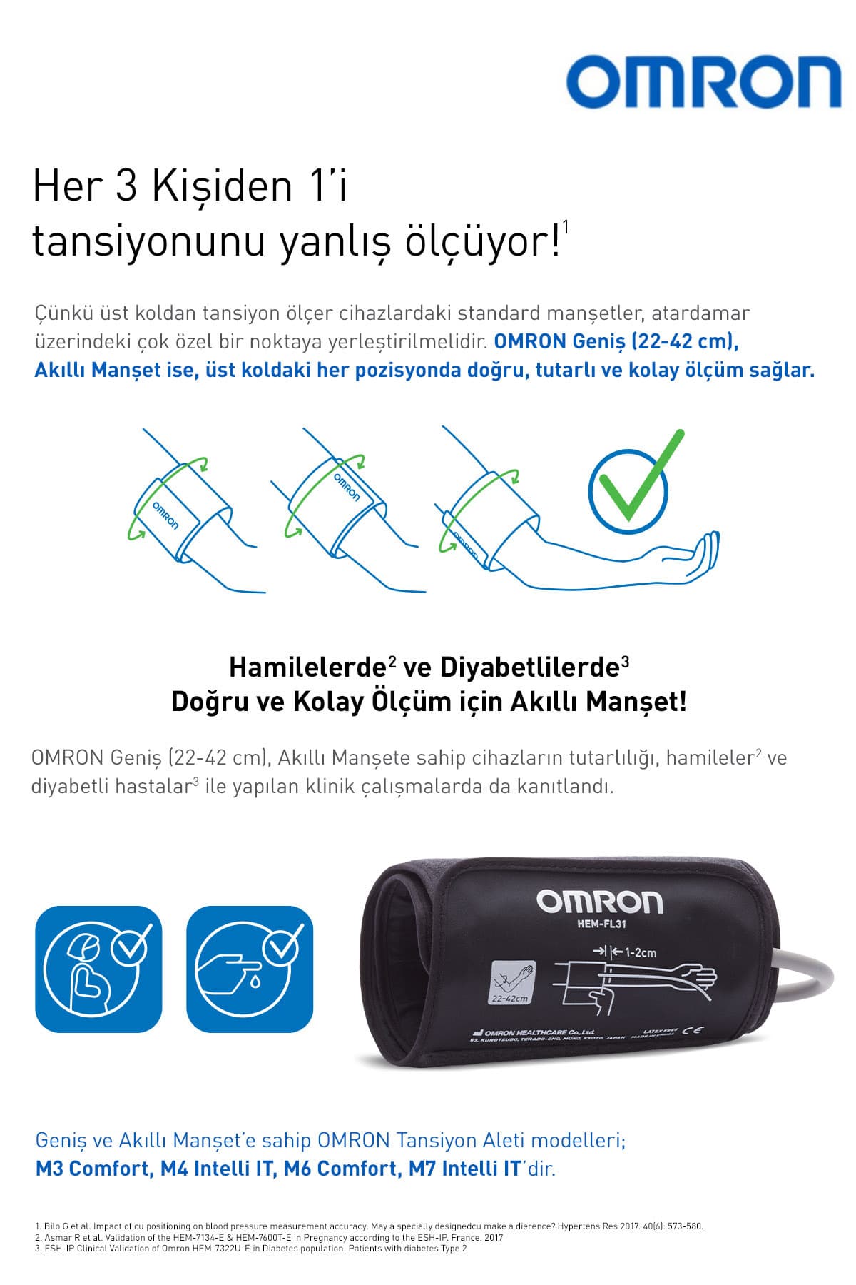دستگاه فشارسنج دیجیتال بازویی Omron باتریخور مانشت پهن حافظه ۳۰ تایی مدل M2+ دستگاه فشارسنج دیجیتال بازویی Omron باتریخور مانشت پهن حافظه ۳۰ تایی مدل M2+