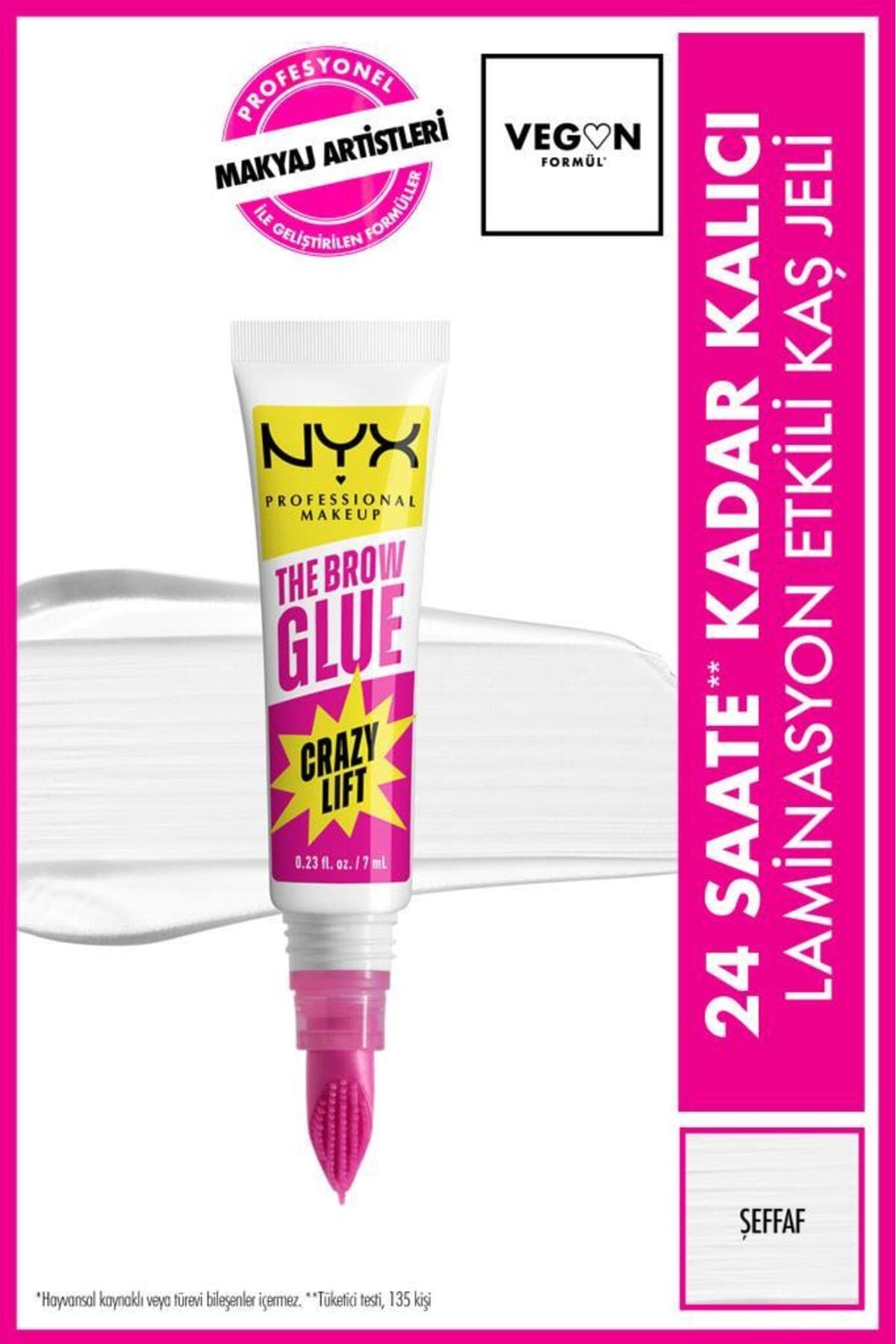 ژل ابرو NYX Professional Makeup با اثر لیفت و لمینیشن ژل ابرو NYX Professional Makeup با اثر لیفت و لمینیشن