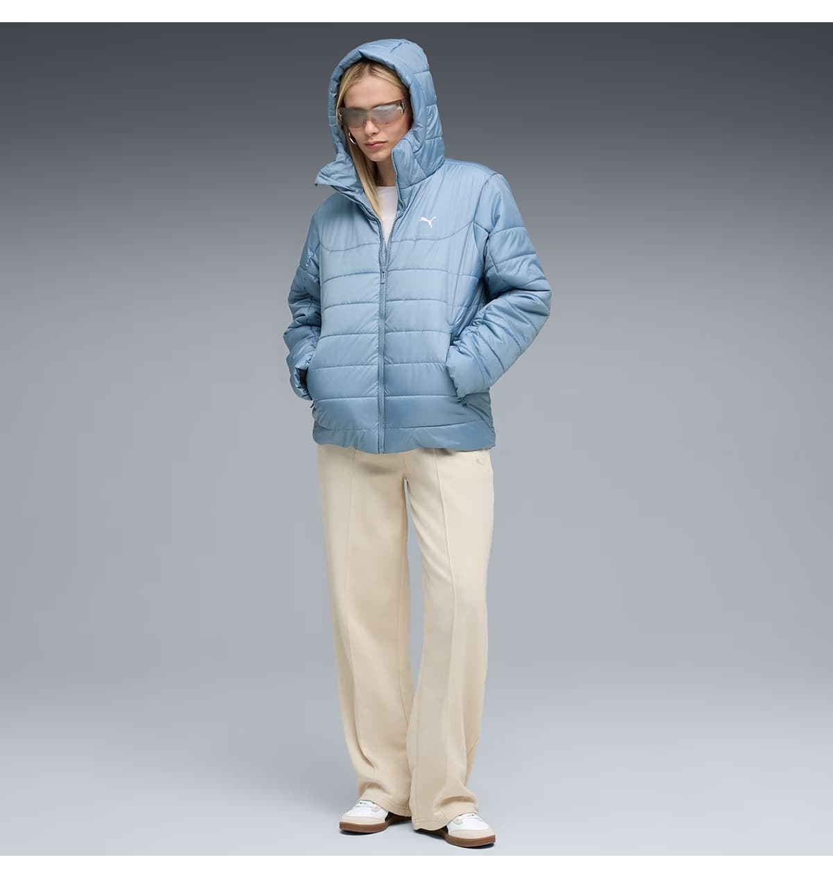 مونت زنانه Puma Ess کلاهدار پفی آبی روزمره مدل 68523134 مونت زنانه Puma Ess کلاهدار پفی آبی روزمره مدل 68523134