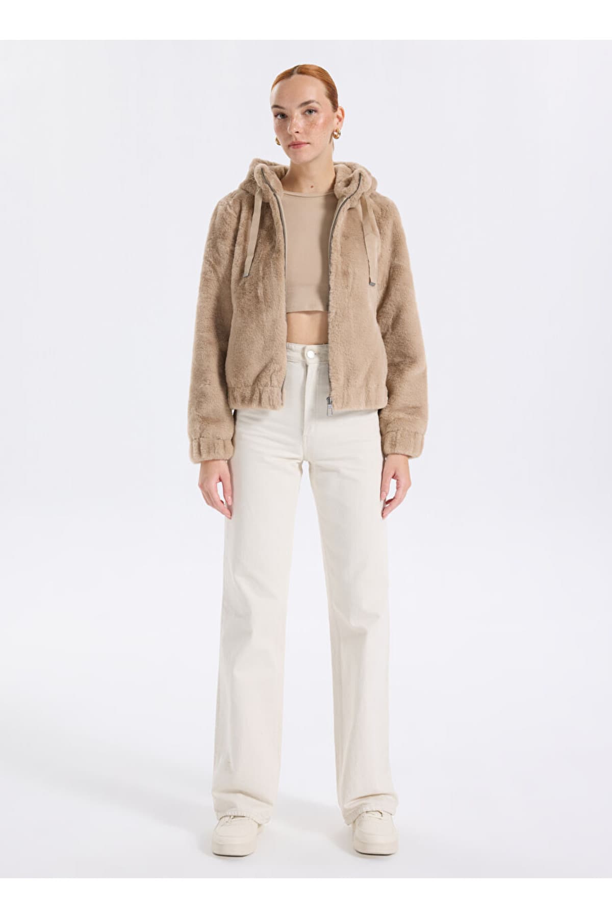 کاپشن زنانه ONLY قهوهای کلاهدار مدل ONLVIDA FUR HOODED JACKET CC OTW کاپشن زنانه ONLY قهوهای کلاهدار مدل ONLVIDA FUR HOODED JACKET CC OTW
