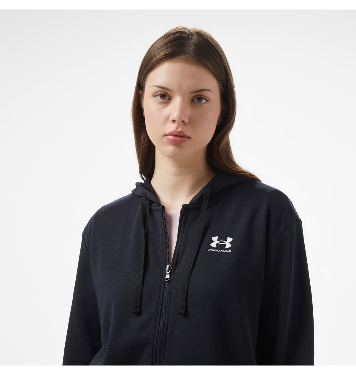 ژاکت زنانه Under Armour مشکی Rival Terry Fz ژاکت زنانه Under Armour مشکی Rival Terry Fz
